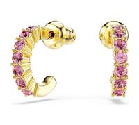 Boucles d'oreilles Mini Hoop, Taille ronde, Rose, Doré à l’or 18 carats (750/1000) OS
