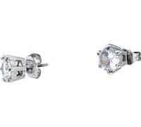 Boucles d'oreilles minimalistes en acier avec zirconium Essential LJ2143