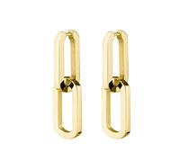 Boucles d'oreilles minimalistes plaquées or 2en1 Essentials JEDHG-J585