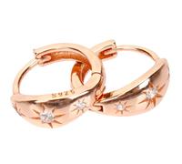 Boucles D'oreilles Mode Cristaux Étoile à Huit Branches S925 Femme | Finition Soignée, Résistantes à Casse, pour Rendez-festival, Paire de Bijoux Élégants