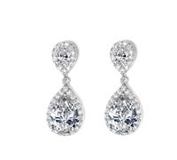 Boucles d'oreilles modernes à tige avec détails en oxyde de zirconium - Texture cuivre pour un look sophistiqué, taille unique, Comme décrit, Comme décrit.
