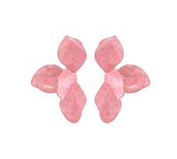 Boucles d'oreilles modernes en forme de fleur pour femme - Clous élégants en alliage - Texture pour diverses occasions, taille unique, Comme décrit, Comme décrit.