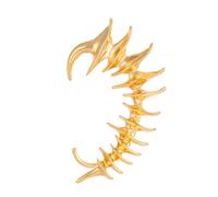 Boucles d'oreilles modernes en métal à la mode - Crâne - Pointes - Sans piercing - Ornement décoratif, taille unique, Comme décrit, Comme décrit.