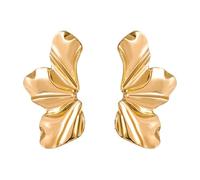 Boucles d'oreilles modernes et robustes en alliage avec motifs de pétales artistiques portables pour améliorer toutes les tenues de votre garde-robe, One Size, Comme décrit, Comme décrit.