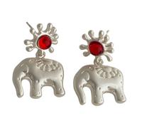Boucles d'oreilles modernes inspirées des éléphants - Polyvalentes - En alliage - Pour le travail ou les fêtes, One Size, Comme décrit, Comme décrit.