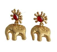 Boucles d'oreilles modernes inspirées des éléphants - Polyvalentes - En alliage - Pour le travail ou les fêtes, One Size, Comme décrit, Comme décrit.