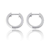 Boucles d'oreilles Moisanite Silver Silver en or 14K sur S925, boucles d'oreilles circulaires de style hip-hop, un choix à la mode pour les pionniers ou les événements spéciaux