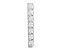 Boucles d'oreilles mono Daniel Wellington Collection Micro Earrings en argent - femme