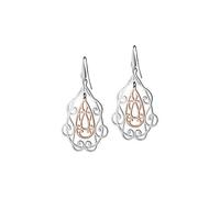 Boucles d'oreilles - MORELLATO - ARABESCO - Or rose PVD - Cristaux - Pendantes crochet