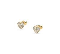Boucles D'Oreilles Morellato Cœur Doré Avec Des Cristaux Blancs (SAVZ16)