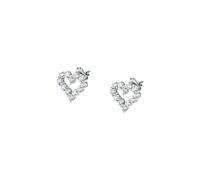 Boucles D'Oreilles MORELLATO Femme Trésors Argent 925 - Cœurs Blancs