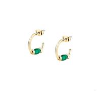 Boucles d'oreilles - MORELLATO - SAXQ09 - Acier - Créole - Vert doré