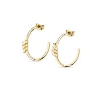 Boucles D'Oreilles Morellato Torchon - Cercle Doré En Acier (SAWZ10)
