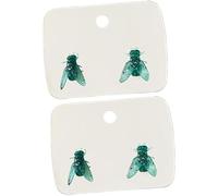 Boucles d'oreilles mouche réalistes - Mini boucles d'oreilles mouche noires personnalisées comme boucles d'oreilles animaux simulées à des farces dans un nouveau format cadeau pour les femmes et les