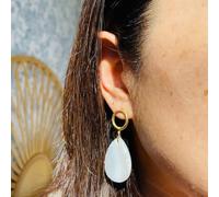 Boucles d'oreilles nacre blandine
