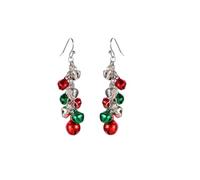Boucles doreilles Noel, Boucle d'oreille Noel, Boucle doreille de Noels, Boucles D'oreilles Noël Femmes, Boucle d'oreille Femme Noels, Décorations de Noël pour Filles et Femmes (C)