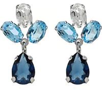 Boucles d'oreilles originales avec des cristaux Harmony A4690-18HT.