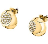 Boucles d'oreilles originales en acier doré T-Design TJAXC99