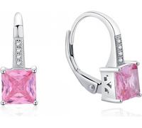 Boucles d'oreilles originales en argent avec zirconium E0000667