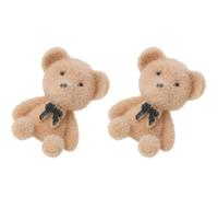 Boucles D'oreilles Ourse en Flocage Kaki, 1 Paire Légère et Délicate | Oreilles Percées, Style Adorable au Quotidien, Sortie Décontractée ou Rendez-vous, Touche Mode