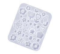 Boucles d'oreilles Outils en forme d'époxy / Boucles d'oreilles en forme de fleur Moule en silicone pour les amateurs artisanaux