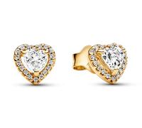 Boucles d'oreilles - PANDORA - 268427C01 - Doré - Zirconia Cubique - Plaqué or