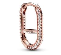 Boucles d'oreilles - PANDORA - 289682C01 - Créoles - Or rose - Zirconia Cubique