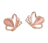Boucles d'oreilles papillon - Légères, à la mode, polyvalentes, style élégant pour les filles, et boucles d'oreilles d'hiver pour femmes arrière pour boucles d'oreilles, taille unique, Métal, Pas de