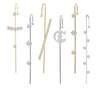 Boucles d'oreilles papillon pour femme - Non percées - Zircon cubique - Boucles d'oreilles à suspendre - Pour adolescentes, filles, femmes et mères, Autre, Autre