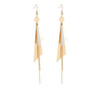 Boucles d'oreilles pendantes à crochet vintage et charmantes, Alliage, Pierre secondaire