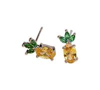 Boucles d'oreilles pendantes asymétriques personnalisées et créatives, à fleurs, petites, fines et polyvalentes, pour femmes.