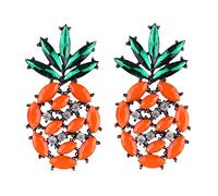 Boucles d'oreilles pendantes asymétriques personnalisées et créatives, à fleurs, petites, fines et polyvalentes, pour femmes.