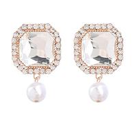 Boucles d'oreilles pendantes asymétriques personnalisées et créatives en raphia, petites, fines et polyvalentes.