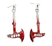 Boucles D'Oreilles Pendantes Axe Ciseaux D'oreilles Pour Femmes Filles Imprimé Gothique Ciseaux Hallowee Partie Horreur