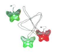 Boucles d'oreilles Pendantes | Bijou Rétro Avec Recharge USB - Boucles D'Oreilles Et Collier Lumineux À Goutte - pour Fête de Anniversaire Mariage Bar Mère Sœurs Amies Petite amie