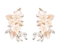 Boucles d'oreilles pendantes BOHO avec cristaux en acier inoxydable KOLS10