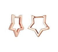 boucles d'oreilles pendantes, Boucles d'oreilles minimalistes en argent sterling 925 forme d'étoile, idéales for le quotidien et la mode féminine