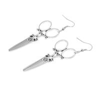 Boucles D'oreilles Pendantes Ciseaux en Alliage, 1 Paire Argenté | Créatives et Amusantes, Style Contemporain, pour Femme, Usage Travail et Shopping