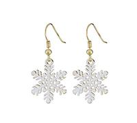 Boucles d'oreilles pendantes de Noël pour femme - Boucles d'oreilles pendantes en forme de sapin de Noël hypoallergéniques - Boucles d'oreilles colorées - Accessoires de Noël fantaisie pour maman