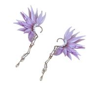 Boucles d'oreilles pendantes élégantes à pampilles et rivets dynamiques - Accessoire de bijoux tendance portable pour les créateurs de tendances