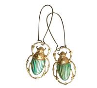 Boucles d'oreilles pendantes élégantes en métal sur le thème des animaux avec crochets en bronze, accessoires d'oreille distinctifs pour femmes et filles, longues boucles d'oreilles à crochet en