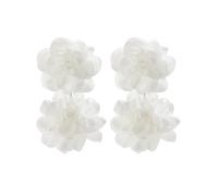 Boucles d'oreilles pendantes élégantes faites à la main - Boucles d'oreilles florales exagérées - Ornement floral pour femmes et filles, taille unique, Comme décrit, Comme décrit.