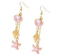 Boucles d'oreilles pendantes élégantes sur le thème de l'océanique - Bijoux nautiques portables en alliage pour tous les jours, taille unique, Comme décrit, Comme décrit.