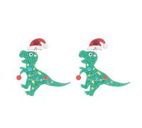 Boucles d'oreilles pendantes en acrylique motif arbre, alpagas, cactus, dinosaures, boucles d'oreilles pendantes de Noël, boucles d'oreilles pendantes en forme de citrouille, crâne, fleur, esprit