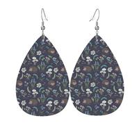 Boucles d'oreilles pendantes en cuir avec pendentif en forme de larmes hérisson, Noël, Halloween, femme, cadeau de fête, pendentif, femme, amie, mariage