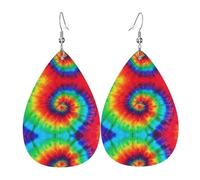 Boucles d'oreilles pendantes en cuir style hippie pour femme, boucles d'oreilles percées en forme de larme, bijoux légers, cadeaux pour femmes et filles