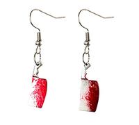 Boucles d'oreilles pendantes en forme de ciseaux pour femmes et filles - Motif gothique - Boucles d'oreilles créoles de 25 mm, taille unique, Métal, Pas de gemme