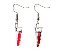 Boucles d'oreilles pendantes en forme de ciseaux pour femmes et filles - Motif gothique - Boucles d'oreilles créoles de 25 mm, taille unique, Métal, Pas de gemme