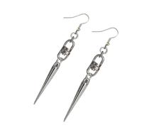 Boucles d'oreilles pendantes en forme de cône pointu alternatif mode gothique bijoux élégants punk accessoires pour les amateurs de styles boucles d'oreilles mystérieuses cool, taille unique, Comme