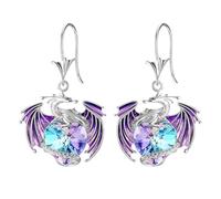 Boucles d'oreilles pendantes en forme de dragon Bijou fantaisie en en forme | Bijoux dragon boucles d'oreilles Pour femmes, filles, mères, amies, anniversaire, réunions et